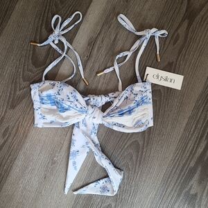 Elysiian Montauk Reversible Bikini Top M NWT